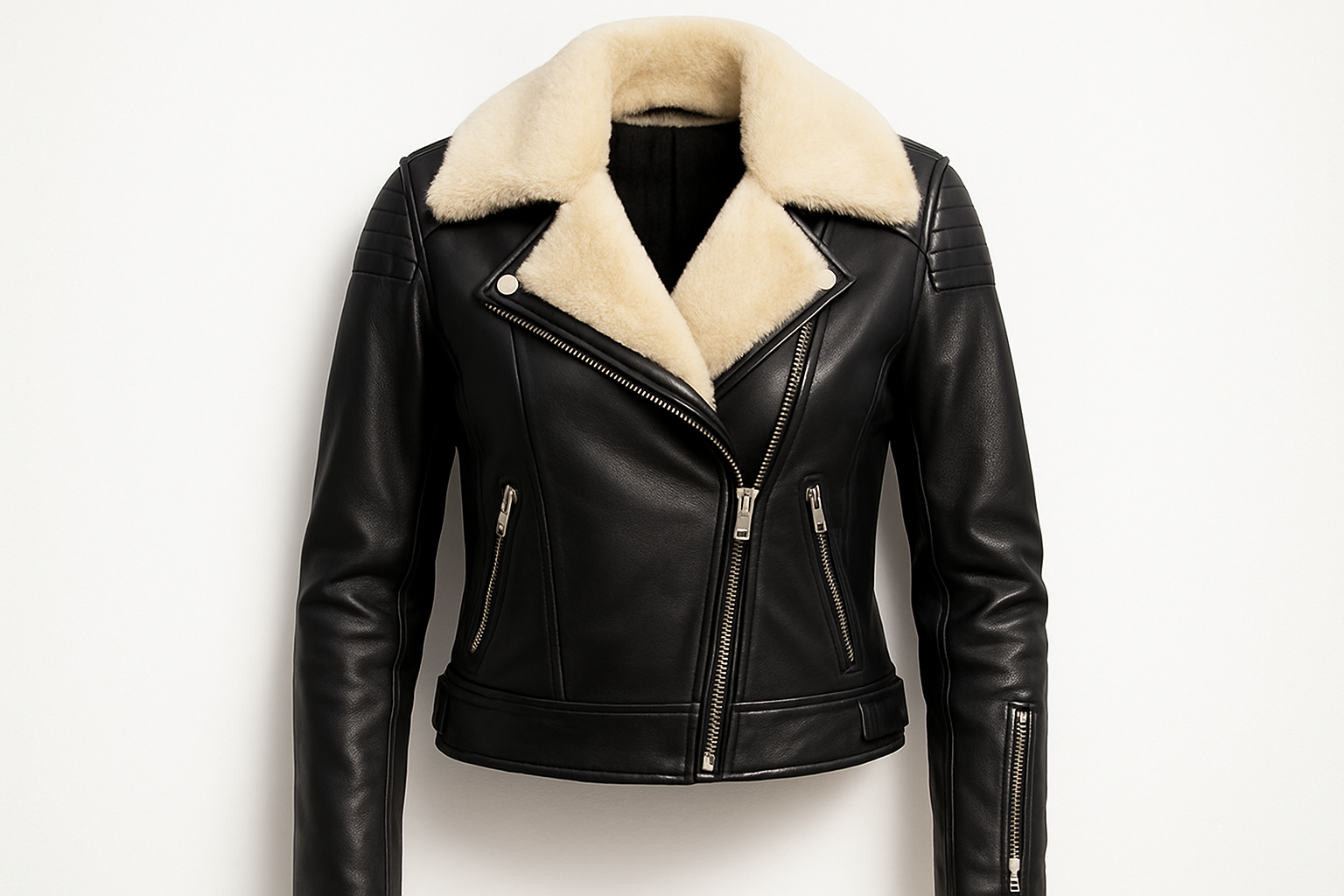 Making Leather Jackets with Faux Fur Collars